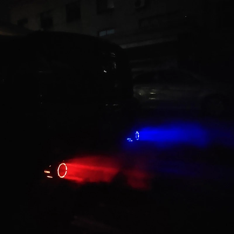 Насадка с подсветкой на выхлопную трубу автомобиля