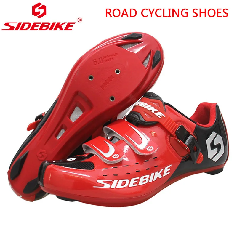 1RCred Sidebike велосипедная обувь Водонепроницаемый Mtb обувь для велоспорта обувь дышащая обувь для шоссейного велосипеда Sapatos Bicicleta эстрада - Цвет: 1RCred