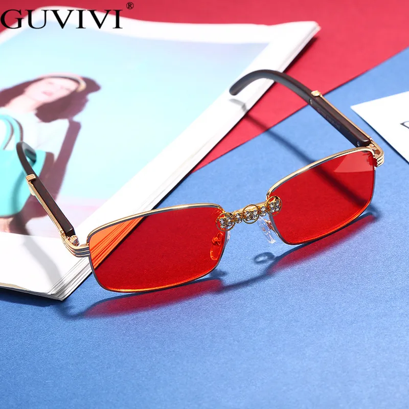 

Rectangle Rhinestone Sunglasses Women Luxury Retro Vintage Sunglasses Men Steampunk Sunglasses Diamond Brand Designer Eyewear