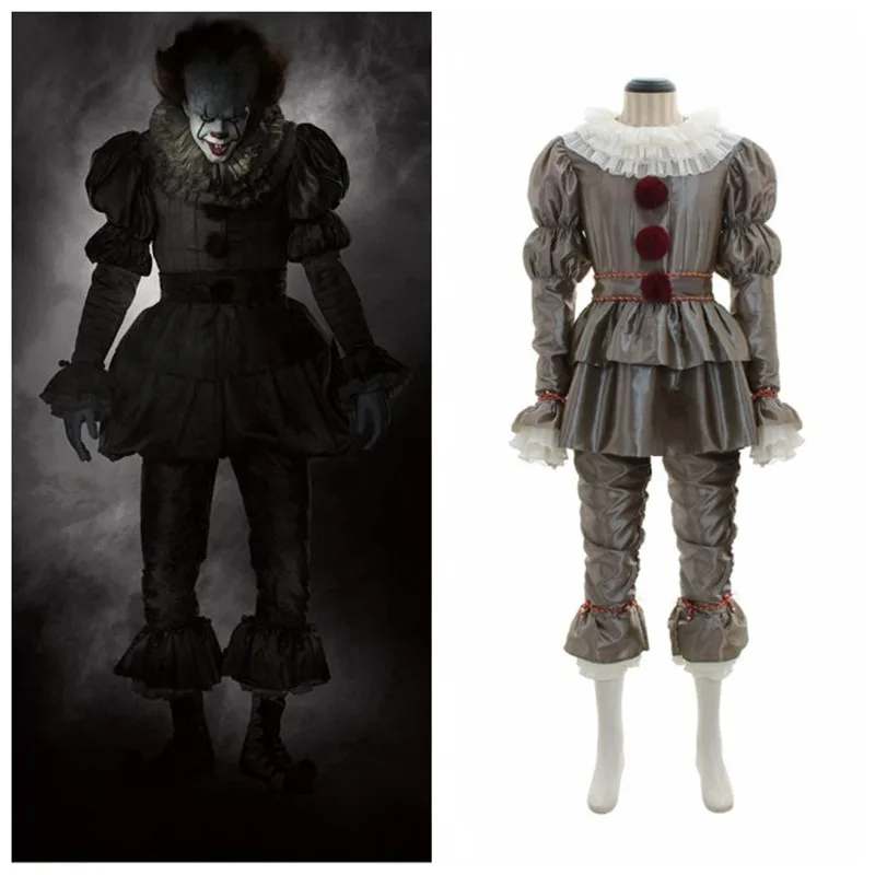 

Joker Pennywise Mask Stephen King It Chapter Two 2 Horror Cosplay Latex Masks Helmet Clown Halloween Costumes for women men 2019