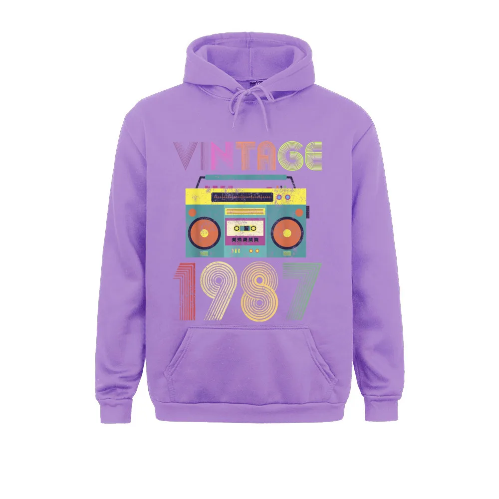 Custom Classic 1987 32nd Birthday Vintage T Shirt Retro Mixtape__2053 Mens Sweatshirts Brand New VALENTINE DAY Long Sleeve  Hoodies Hoods Classic 1987 32nd Birthday Vintage T Shirt Retro Mixtape__2053purple