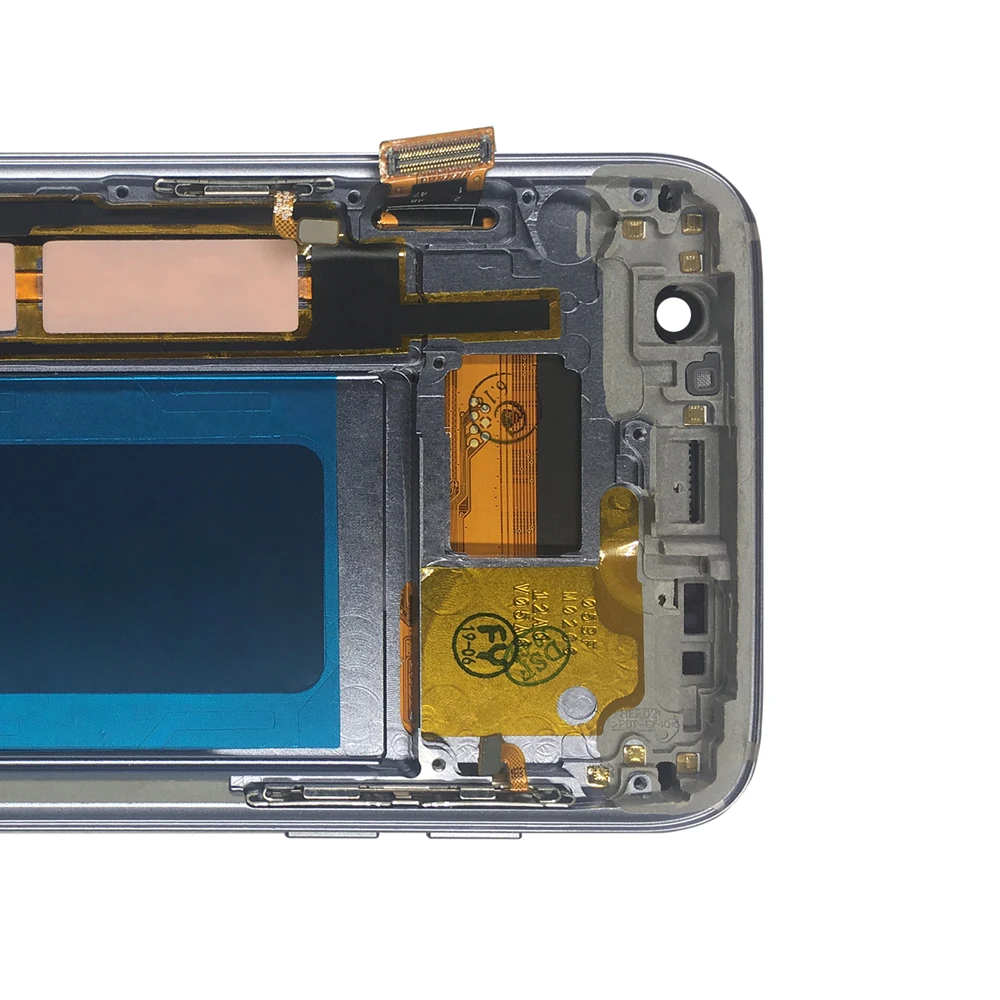Супер AMOLED 5 ''LCD для SAMSUNG Galaxy s7 edge G935 G935F ЖК дисплей сенсорный экран с рамкой +