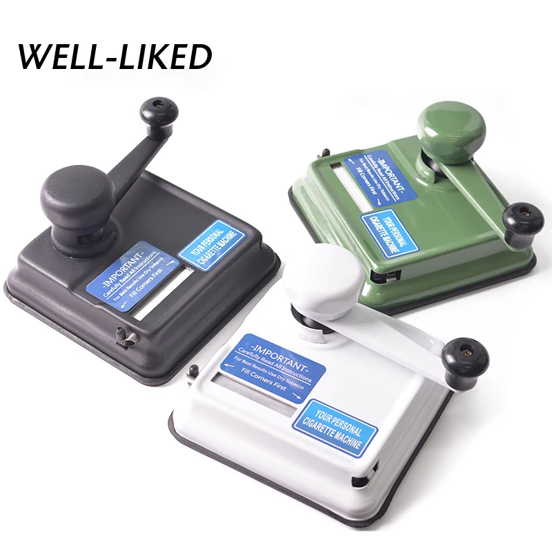 

DIY Metal Manual Portable Making Slim Cigarette Tobacco Smoke Smoking Joint Tube Filling Injector Easy Rolling Roller Machi