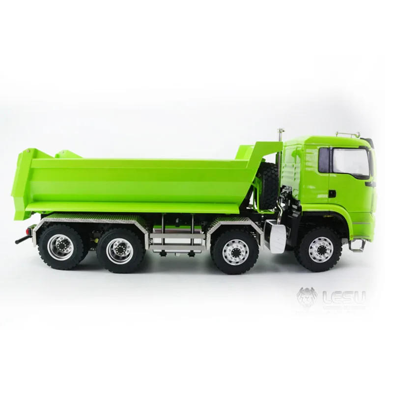 1/14 RC LESU 8x8 передний гидравлический самосвал с металлическим шасси