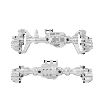 

Metal Front Rear Axle Housing Cover Assembly for 1/10 RC Crawler Car TRX4 RC Car