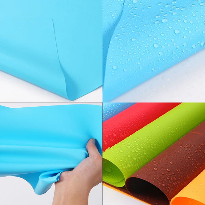 Silicone Baking Mat Non-Stick Pan Liner Placemat Heat Resistance Table Protector Kitchen Pastry Liner desktop Bakeware Mat