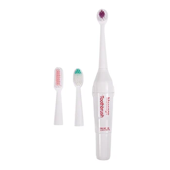 

High Quality Electric Massage Toothbrush Massager + 3 Brush Heads Pink