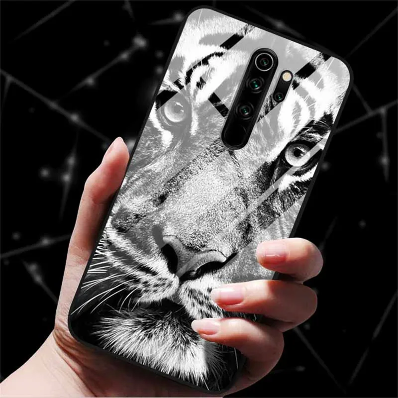 meizu phone case with stones lock Glass Back Cover For Meizu Note 8 Case Hard Tempered Glass Case For Meizu X8 V8 Pro Note 8 Phone Case Cover Note8 Soft Bumper meizu phone case with stones craft Cases For Meizu