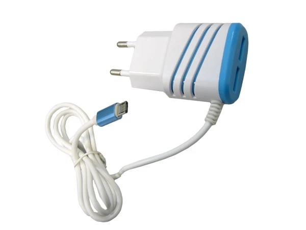 Battery Charger with 2 * USB 5v 2100ma bs-2042 + microUSB - 0 8 M (the fact. 2100ma) | Обустройство дома
