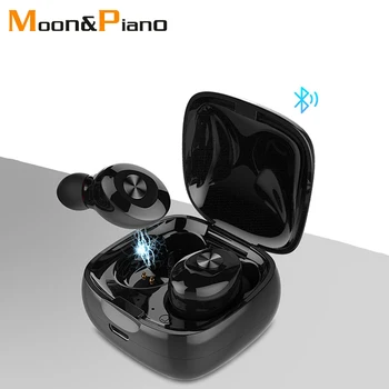 

Wireless Bluetooth Headset 3D Stereo Smart Noise Reduction Waterproof Sweatproof Men Women Music Earphones Microphone Earplug
