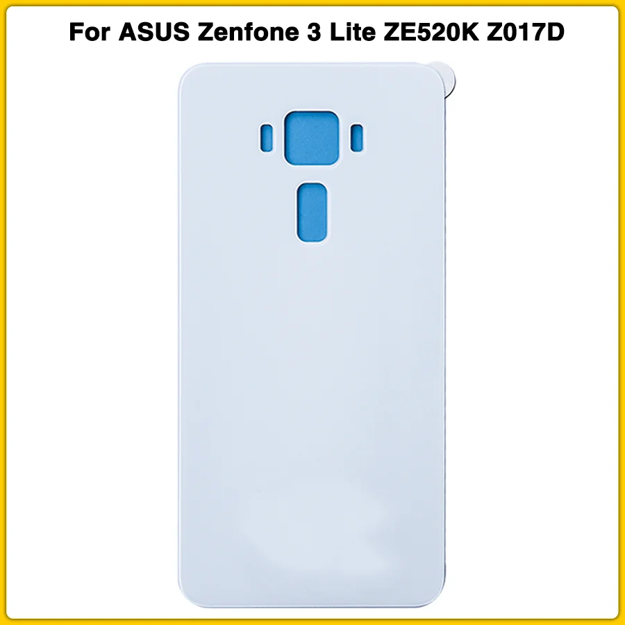 Чехол на заднюю панель ZE520KL для ASUS Zenfone 3 Lite ZE520KL Z017D Z017DA Z017DB, задняя крышка на батарейку, задняя крышка на дверь - Цвет: White