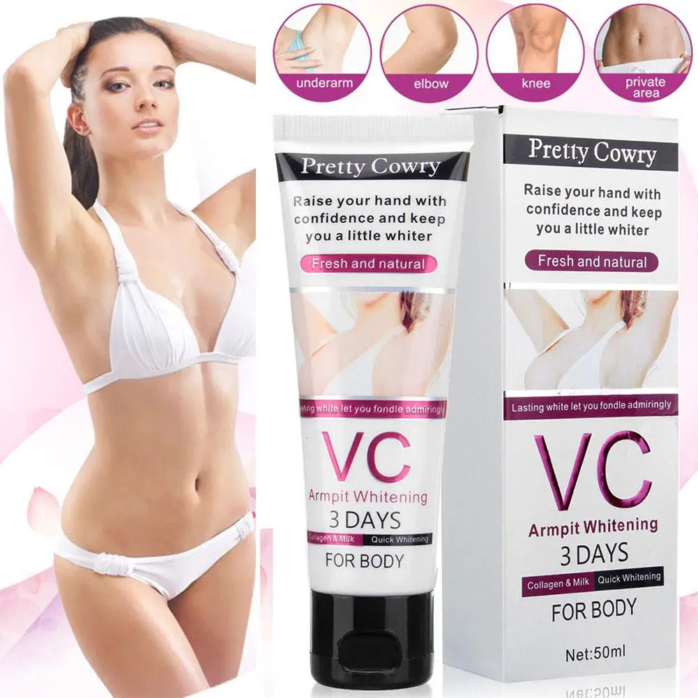 

VIBRANT GLAMOUR VC Underarm Whitening Cream Body Care Cream for Bikini Elbow Armpit Knee Dark Area