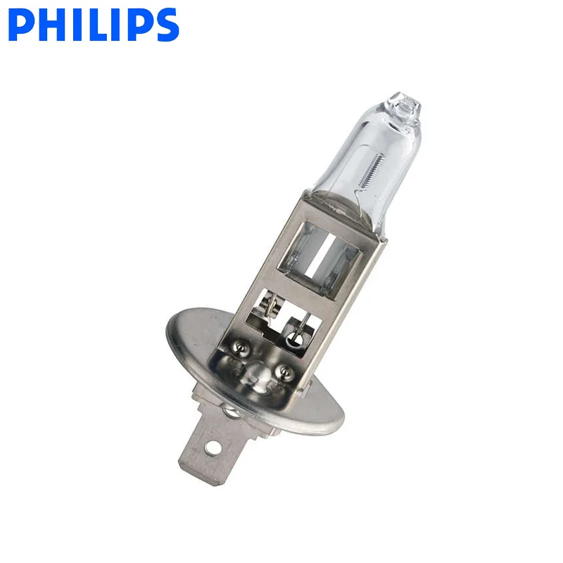 Philips H1 12V длительный срок службы, оригинальные автомобильные фары, галогенная лампа, 1500 часов, долговечный продавец