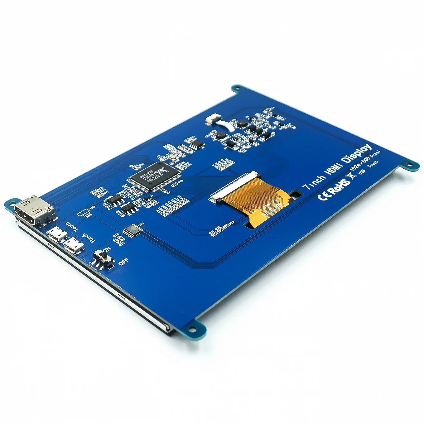 7 дюймовый емкостный сенсорный экран Raspberry pi 3 B 1024*600 0 дюйма IPS ЖК дисплей интерфейс