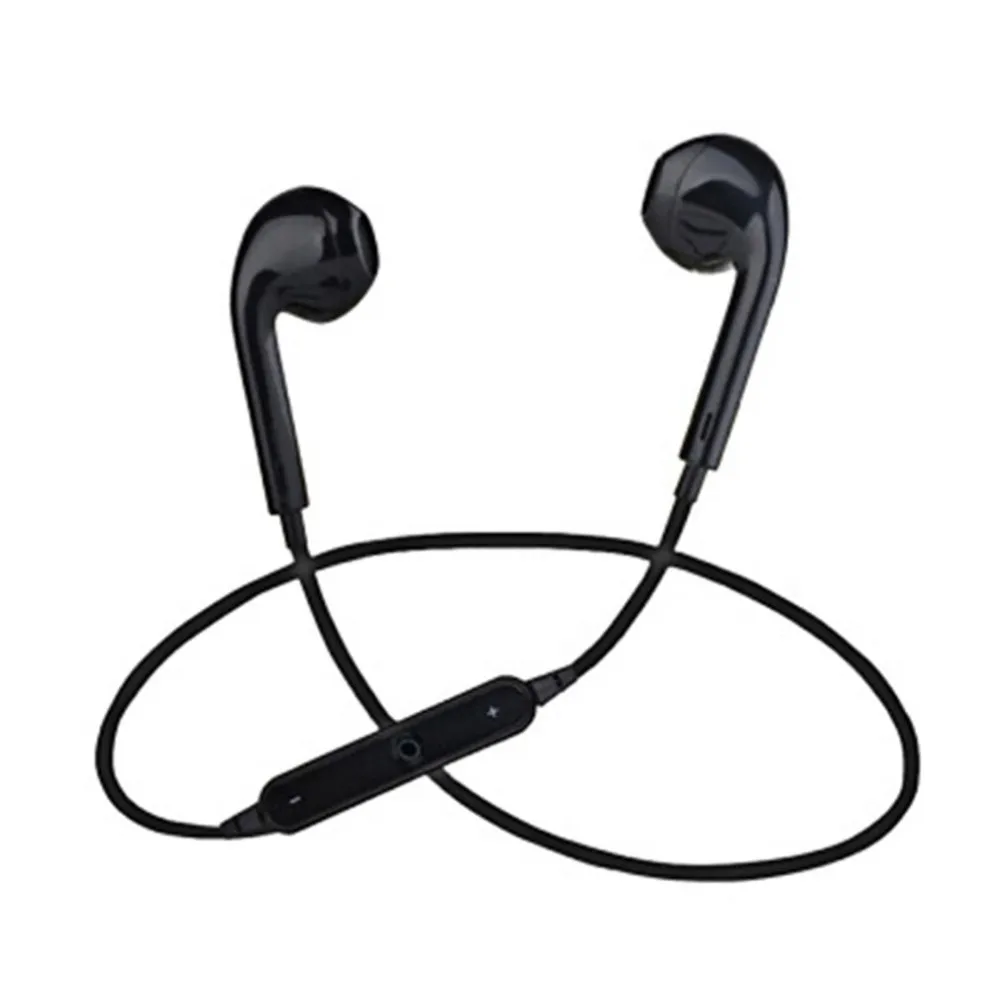S6 мини беспроводные Bluetooth спортивные наушники беспроводные наушники стерео магнитные Двойные стерео наушники-вкладыши Bluetooth гарнитура - Цвет: Красный