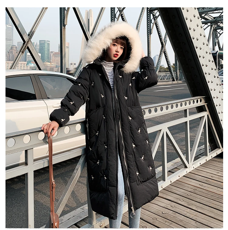 Мультяшная парка женские зимние пальто повседневные меховые куртки с капюшоном женские толстые теплые зимние парки женские пальто