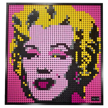 

Pixel Art Mosaic Painting MOC Set DIY Marilyn Monroe iron man The Building Block Gift ART Decorative Painting