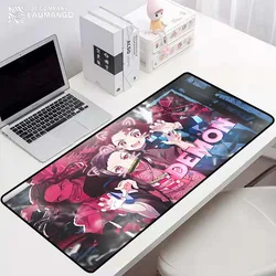 Acessórios para computador demônio slayer kimetsu não yaiba mouse gamer tapete mausepad tapete de computador mousepad empresa almofada de mesa teclado de jogos