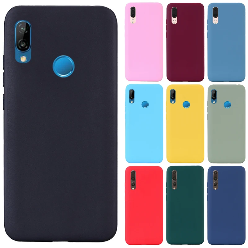 Funda de silicona para Huawei P20 Lite, carcasa trasera de Tpu para Huawei P20lite P Lite