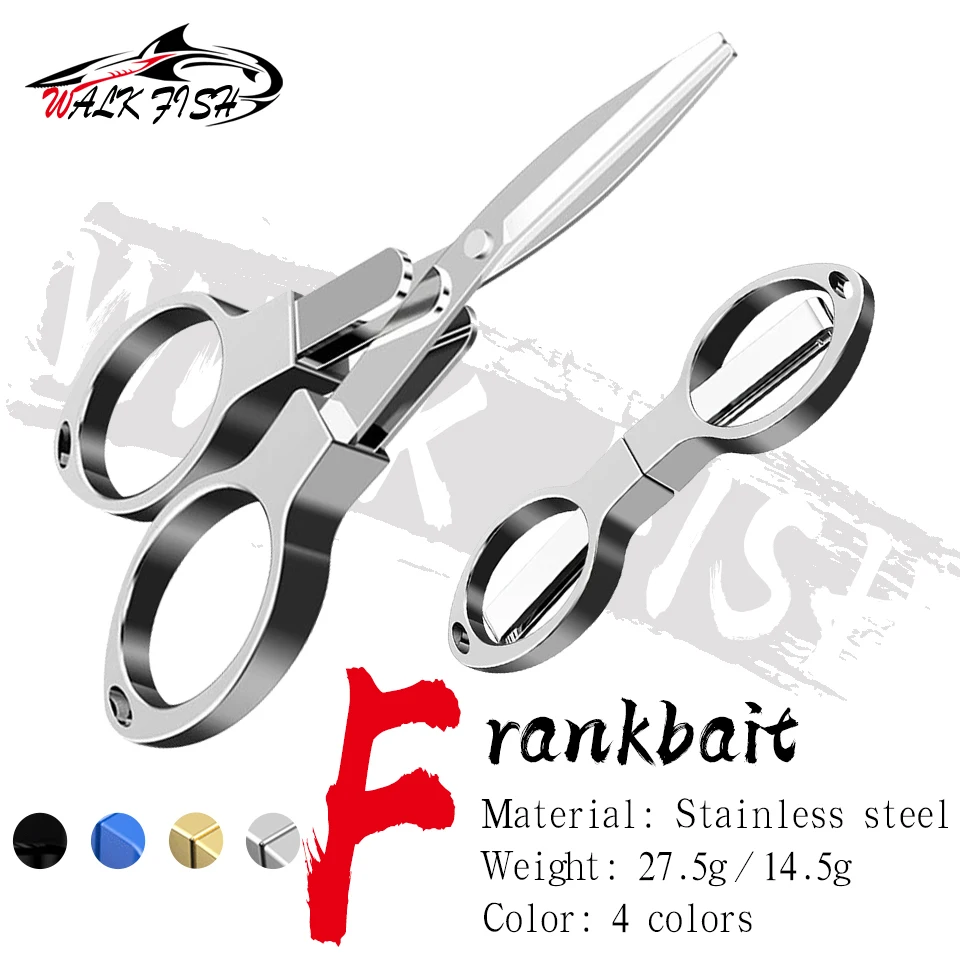 Walk Fish Fishing Line Cutter Forbici Tagliaunghie In Acciaio Inossidabile Pieghevole Fly Fishing Cut Fishing Tool Attrezzatura Da Pesca Gear