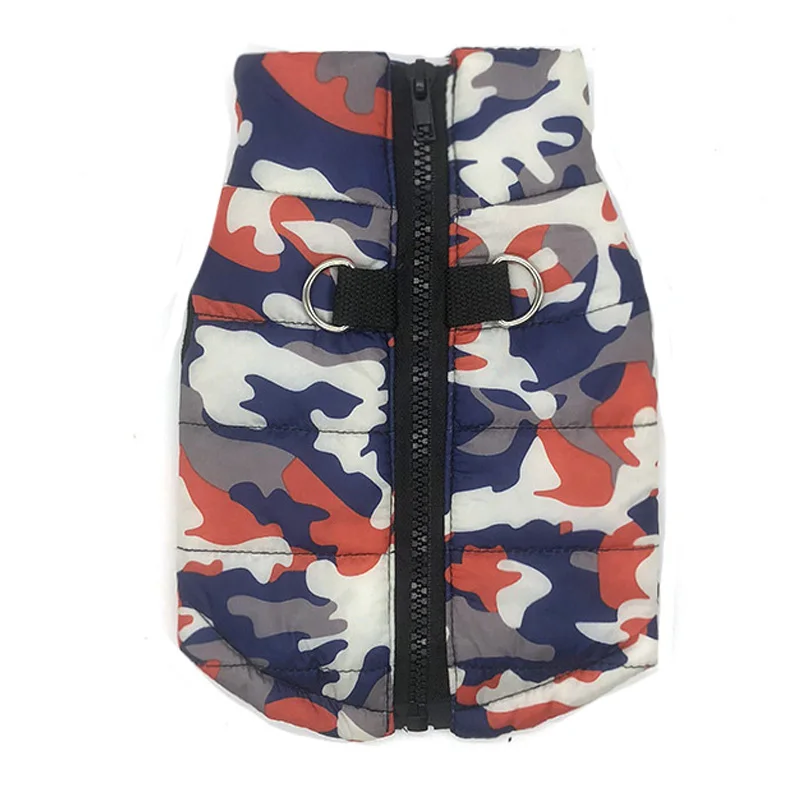 Orange Camo Водонепроницаемая куртка для собак, зимняя одежда для щенков, камуфляжная куртка для маленьких собак, чихуахуа, одежда для йоркширского терьера - Цвет: Orange Camo