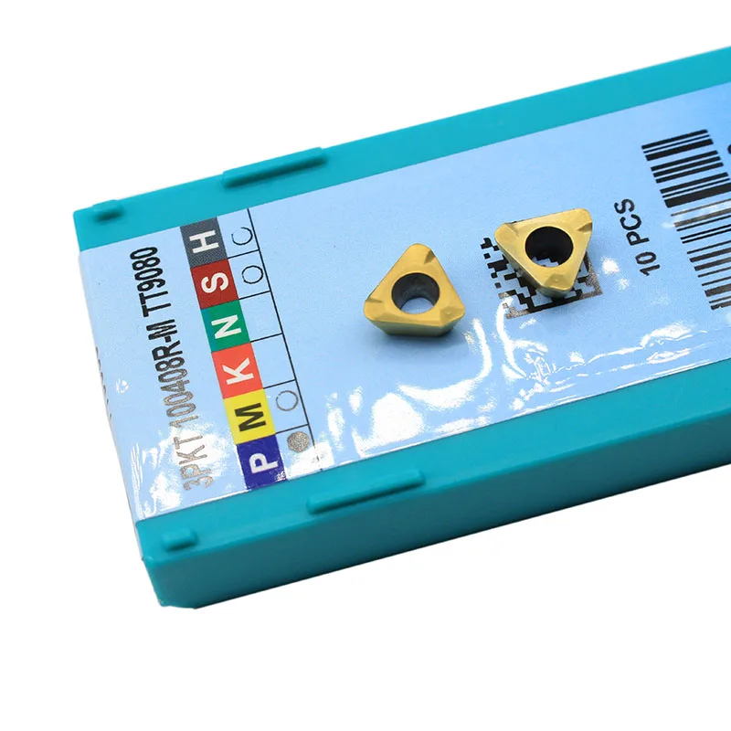 10pcs 3pkt150508 R M Tt9080 Carbide Insert Milling Machine Turning