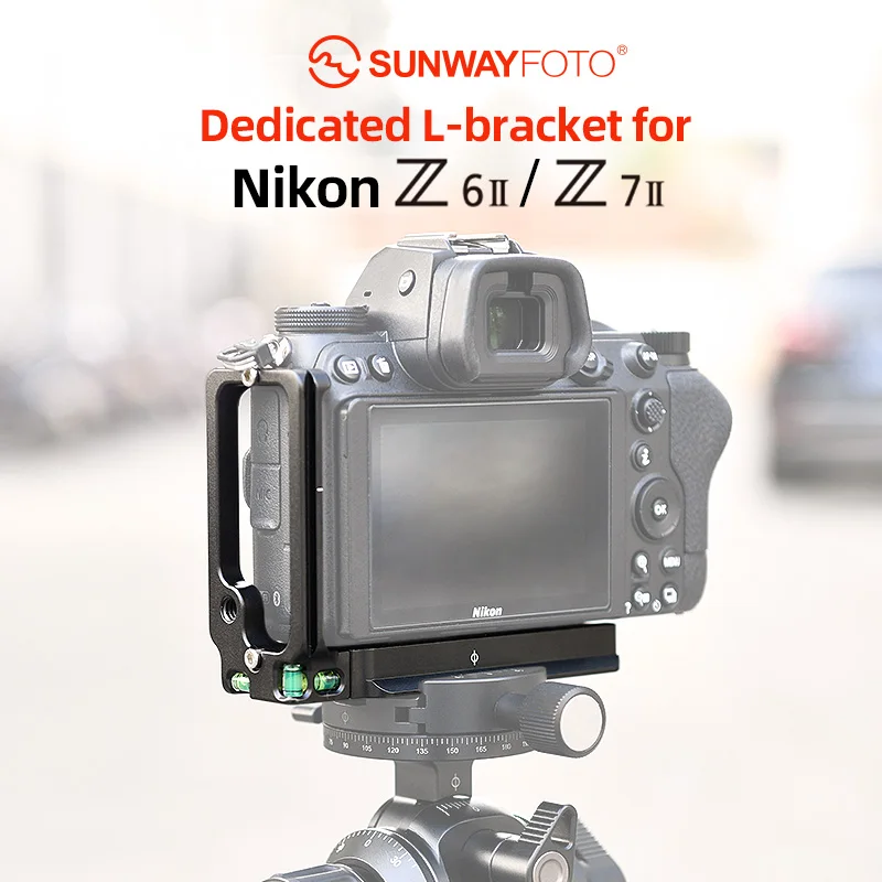 Sunwayfoto Pnl-Z6Ii L-Staffa Per Nikon Z6Ii Z7Ii Dslr Arca / Rrs Piastra A Sgancio Rapido Compatibile