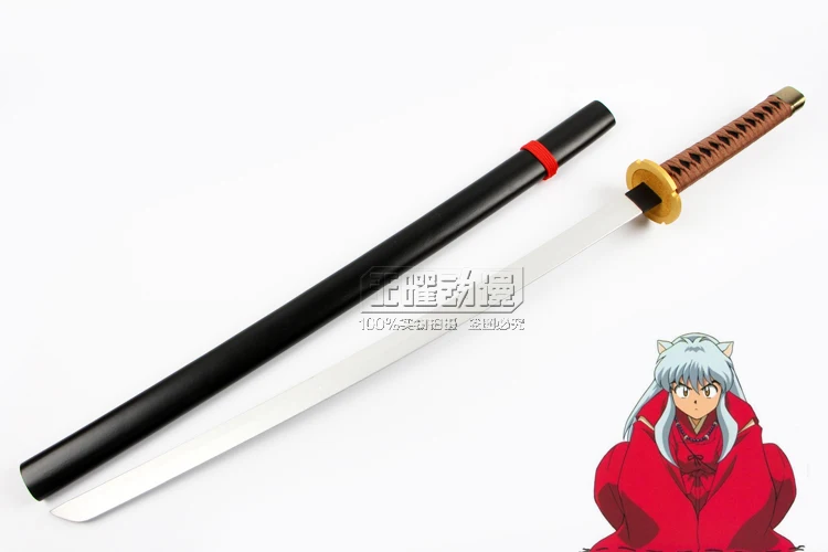 Inuyasha Sesshoumaru Tenseiga Bakusaiga деревянный меч для сцены реквизит для аниме шоу мечи-катаны