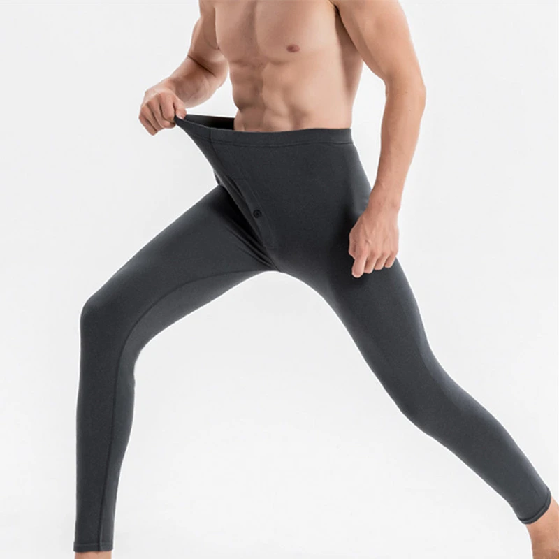 

Men Long Johns Thermal Underwear Male Leggings Underpants Men's Thermo Underwear Winter Warmer Thermal Long Johns Pants Cotton