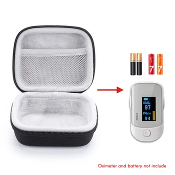 

Oximeter Case Fingertip Pulse Oximeter Finger Storage Bag Oximeter Portable Zipper Carry Pouch