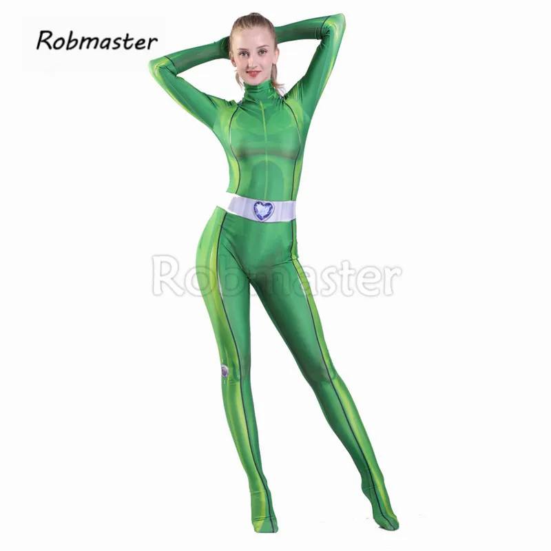 Женский костюм для косплея Spanex Zentai Clover Ewing Samantha Simpson Комбинезоны| |