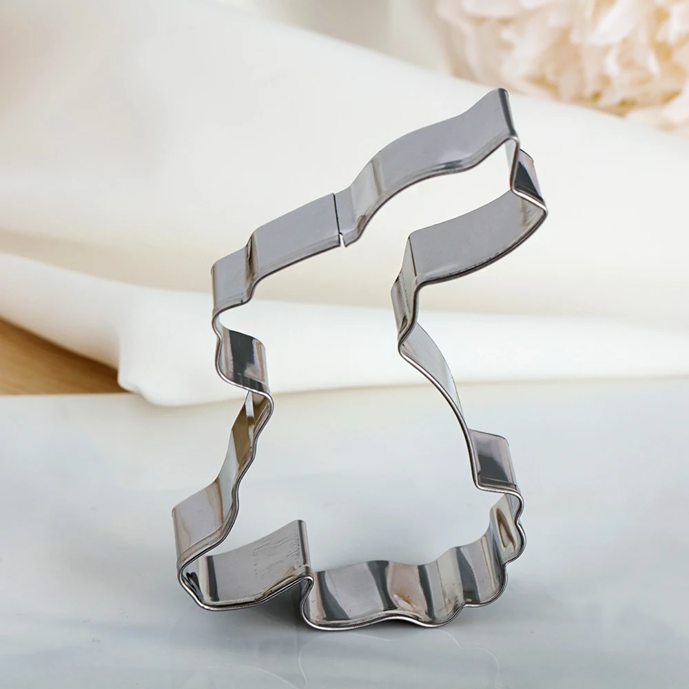 1/3/6Pcs Stainless Steel Easter Cookies Cutter Biscuit Mould Easter Rabbit Cake Mold Baking Pastry Tools Kitchen Supplies