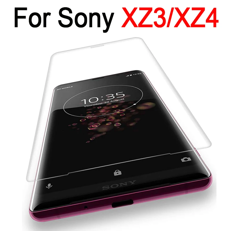

For Sony XZ4 Protective Glass For Sony Xperia XZ3 Screen Protector 3D Full Cover On XZ X Z 3 4 Armor Sheet Tempered Glas 9H Film