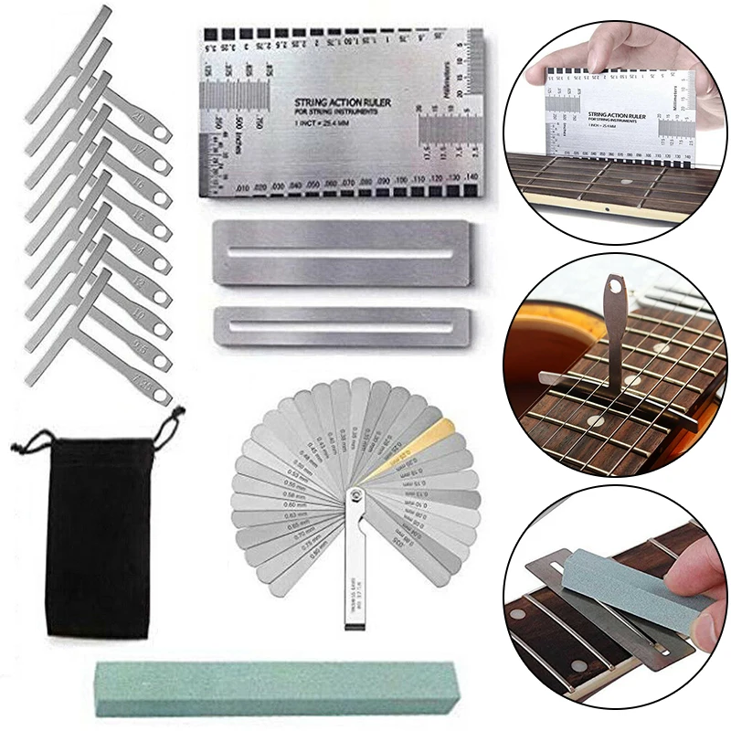 £10.16 Premium Luthier Tools Professional Guitar Repairing Adjustment Making Measuring Tool