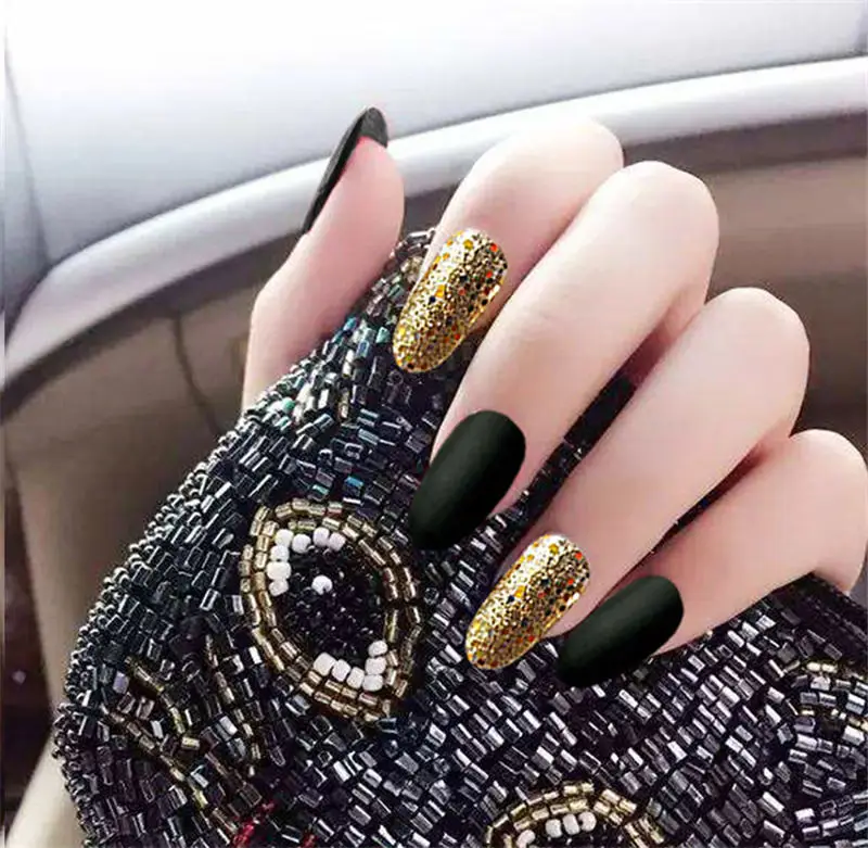 4 DIY Модные накладные ногти 24 шт/партия готовые предварительно дизайнерские полные акриловые накладные ногти 3D Советы Искусственные накладные ногти 28 цветов на выбор - Цвет: 4