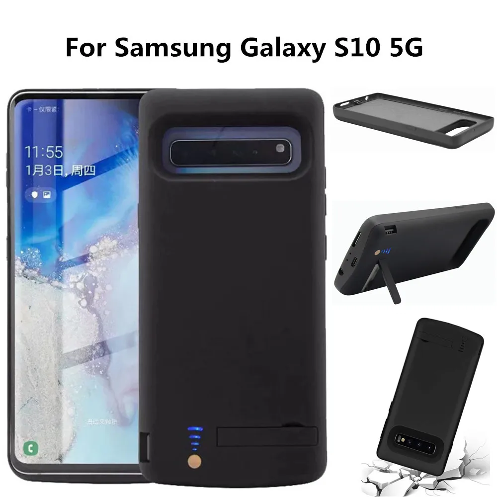 Чехол-аккумулятор для samsung Galaxy S10 5G внешняя батарея 6500mAh power Bank зарядная крышка для samsung S10 5G чехол для аккумулятора