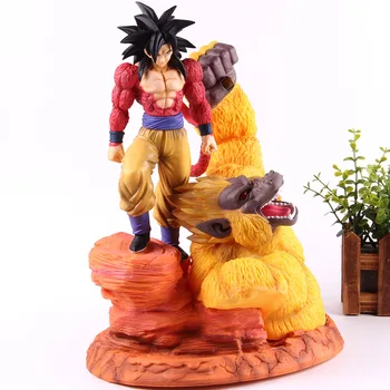 

Action figure Dragon Ball Z Super Saiyan 4 Son Goku Golden Big Ape Goku figure PVC Action figures Model toys doll gift for kids