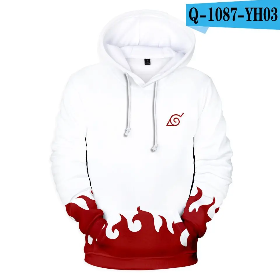 

New 3D Printing Hoodie Anime Naruto Hoody Fashion Hip Hop Sweatshirt 3D Naruto Hoodies kid Pullovers Winter/Autumn Outwear Coats