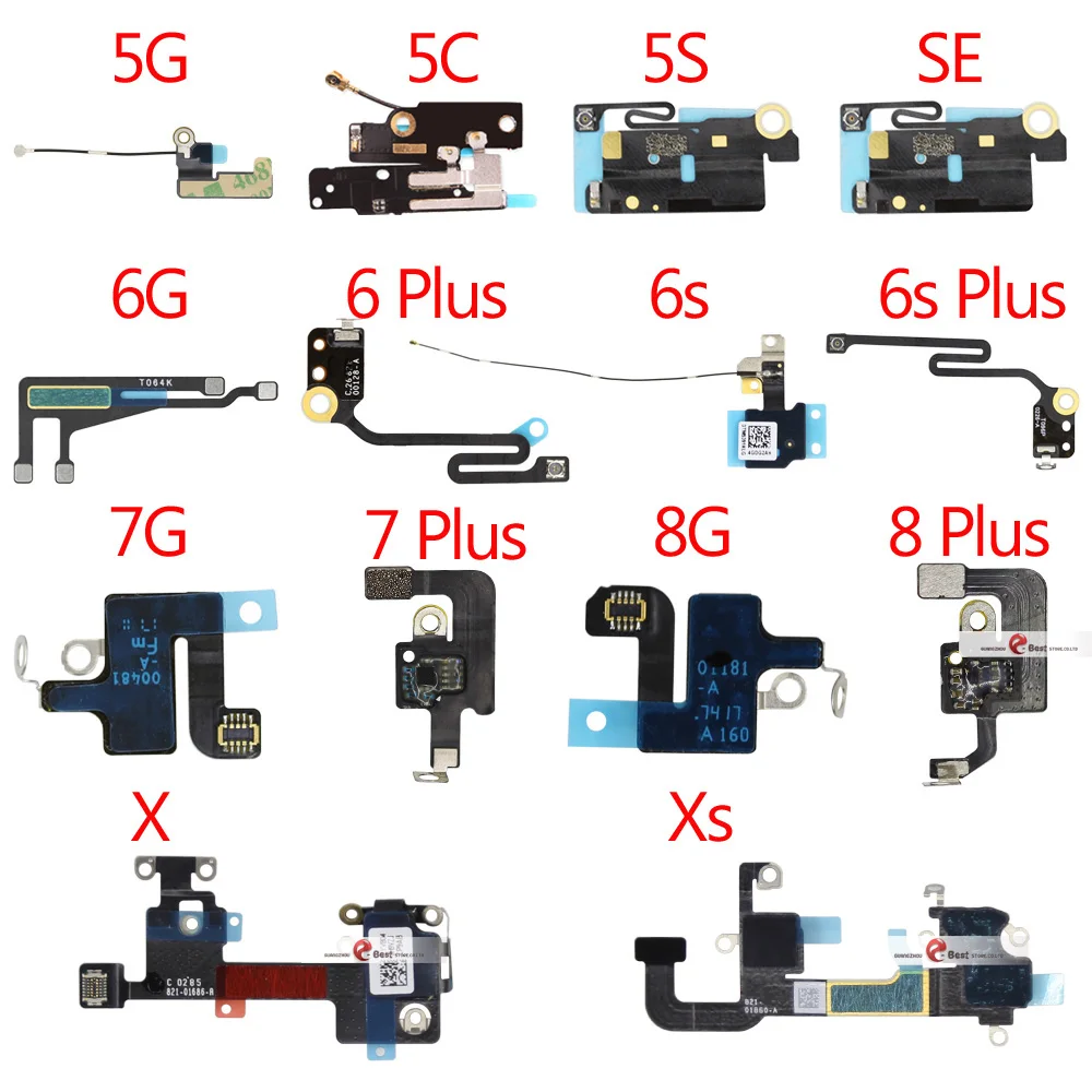 Wifi GPS Cover Flex For iPhone SE 5S 6 6s 7 8 Plus X XR XS MAX Wifi Flex WI-FI Antenna Signal Cover Flex Cable