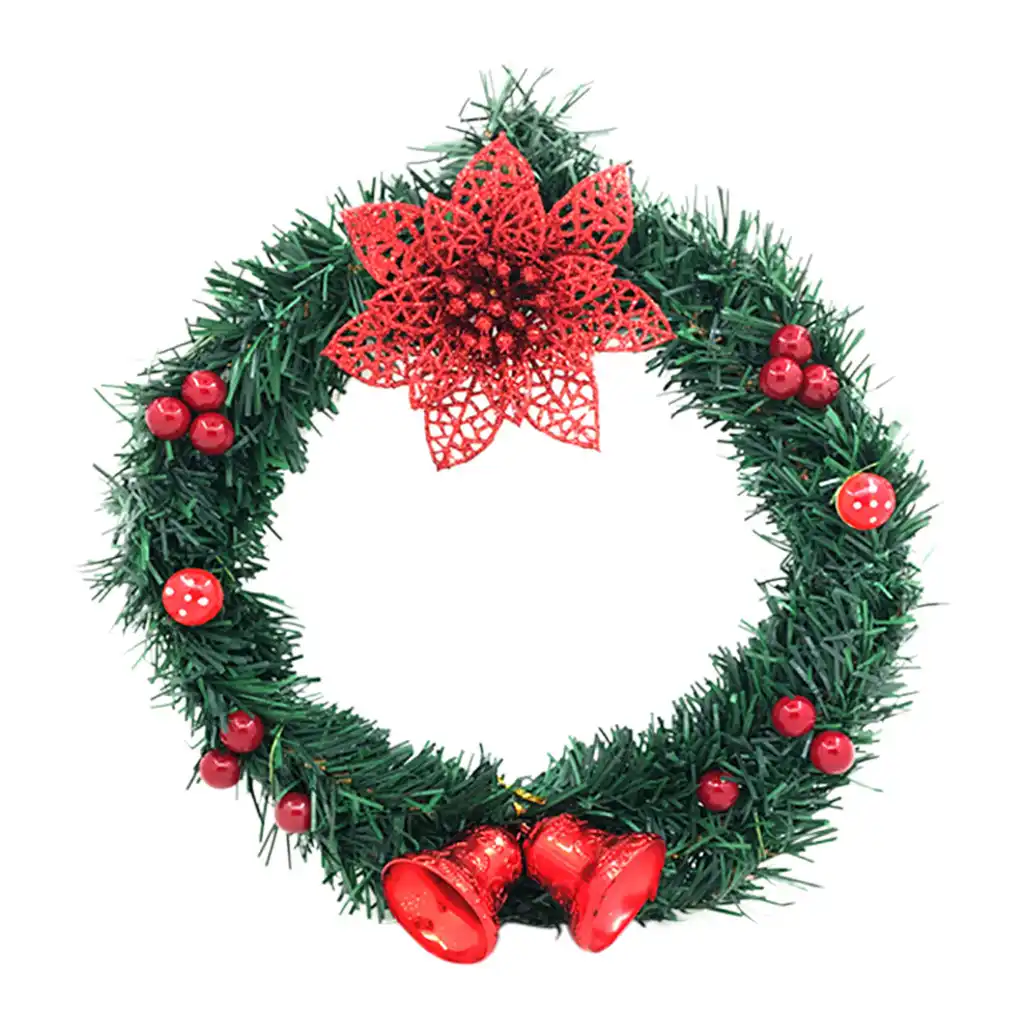 christmas wreath front door decorations garland winter hanging