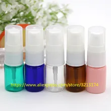 5 мл пластиковая бутылка с насосом для лосьона, мини-проба лосьон для мытья рук Шампунь Увлажняющий уход за лицом Вода ПЭТ контейнер