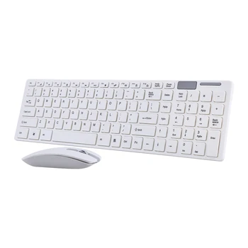 

2.4G Optical Wireless Gaming Keyboard and Mouse Mice USB Receiver Combo Kit with Keypad Film for MAC PC Computer