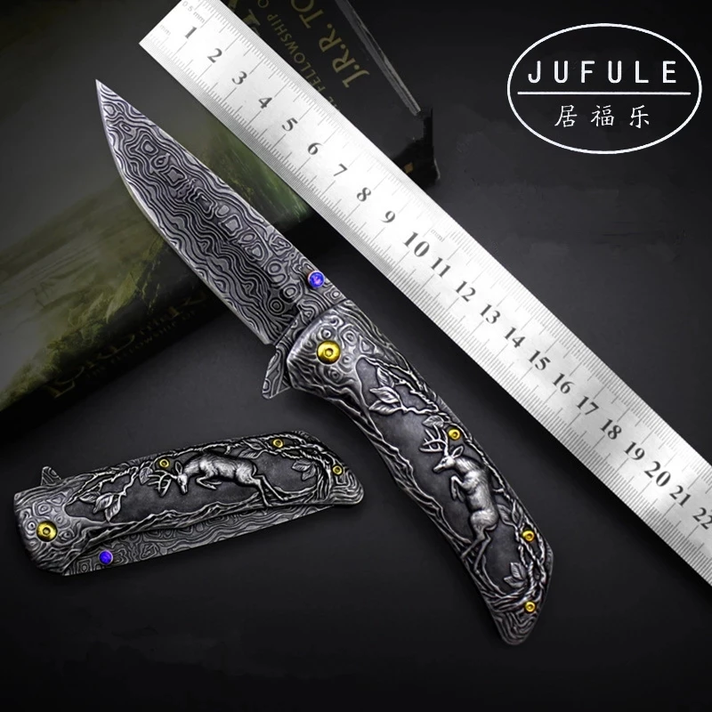 Складной нож JUFULE C229 miccard/G10 ручка Mark S30v лезвие с шариковым подшипником для | Ножи -1005003445018481