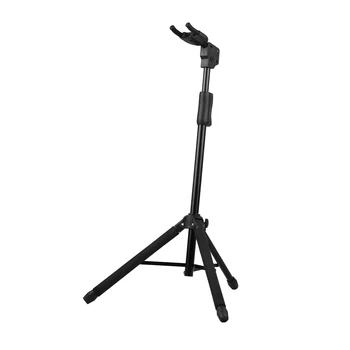 

Collapsible Tripod Guitar Stand foldable Self-Lock Guitar Bracket by Gravity Mechanism for Electric Guitar Acoustic Guitar Bass
