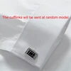 French Cuff Mens Formal Business Dress Shirt Solid Male Party Wedding Tuxedo Shirts with Cufflinks ► Photo 2/6