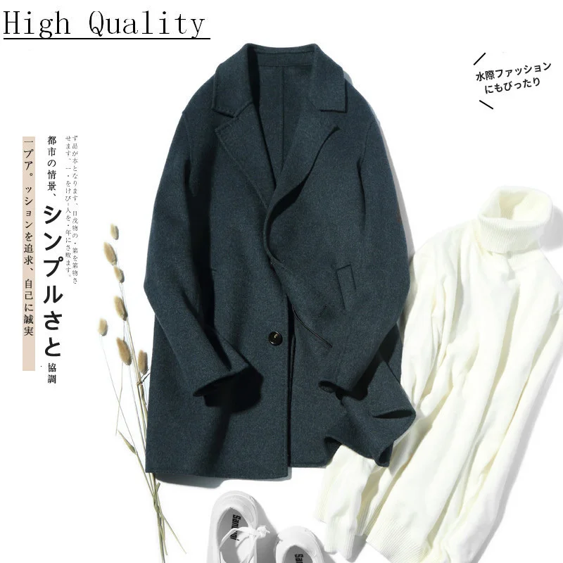100%Wool Coat Men Double-sided Spring Autumn Long Jacket Men Korean Coat and Jacket Casaco Masculino LM18-1003 KJ1556 100%Wool Coat Men Double-sided Spring Autumn Long Jacket Men Korean Coat and Jacket Casaco Masculino LM18-1003 KJ1556