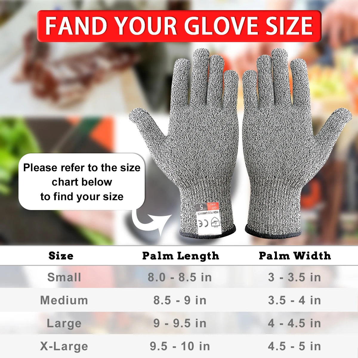 Anti Cut Gloves Protective and  Multifunction