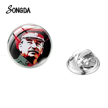 

Vintage Photo USSR Soviet Russia Brooch Pin High Quality Stainless Steel Badges CCCP Sickle Hammer Backpack Clothing Pin