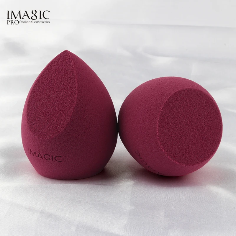 IMAGIC-esponja de maquillaje profesional, esponja cosmética para base correctora, crema de maquillaje, esponja de agua suave, venta al por mayor