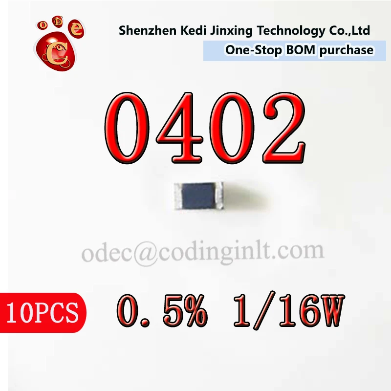 0402 1K 4.7K 10.7K 21K 75K 135K 138K 0.5% 1/16W High precision Resistors millesimal thousandth ohm Ω 25PPM 10pcs/lot